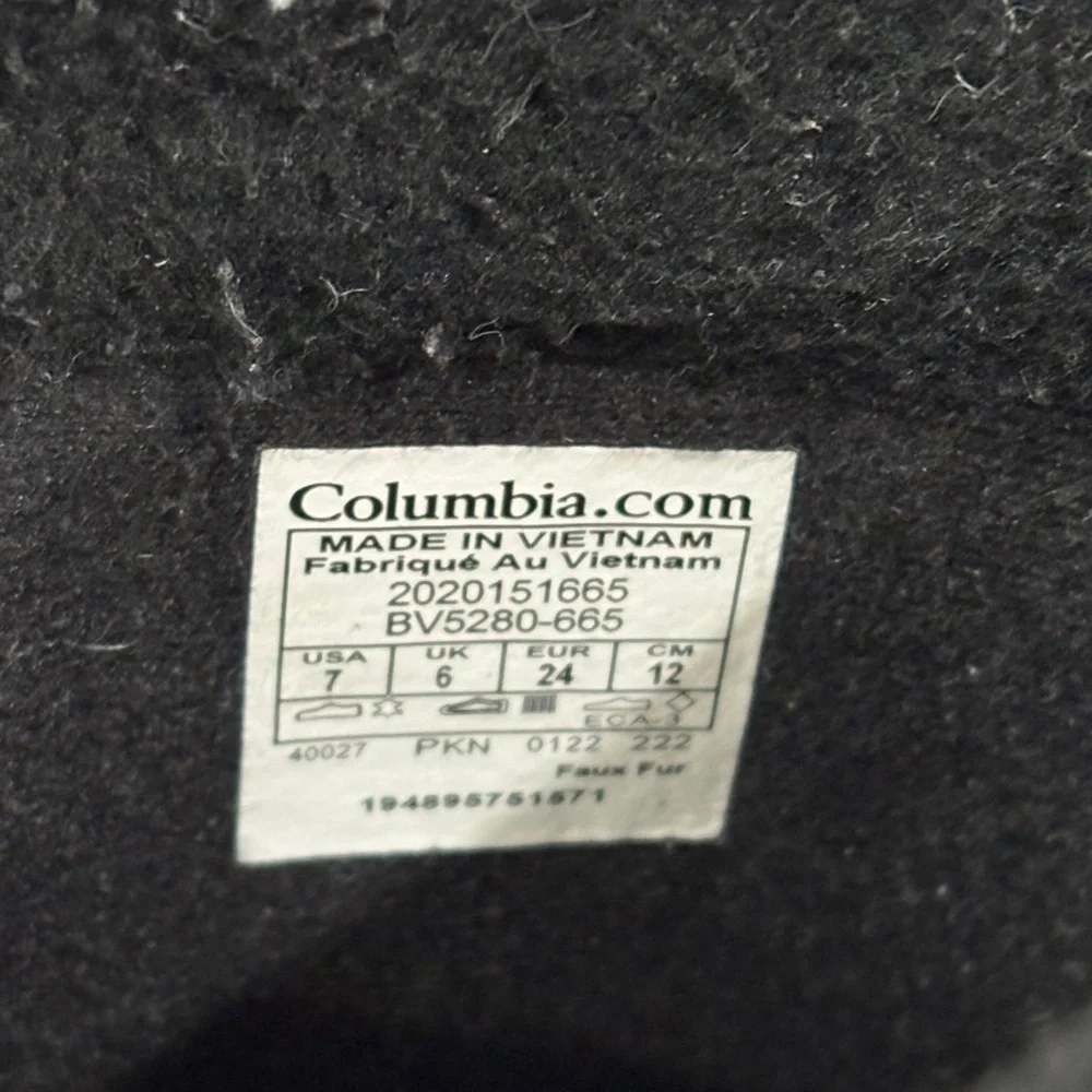 Columbia Kids' Fuchsia and Black Snow Boots - Picture 8 of 10